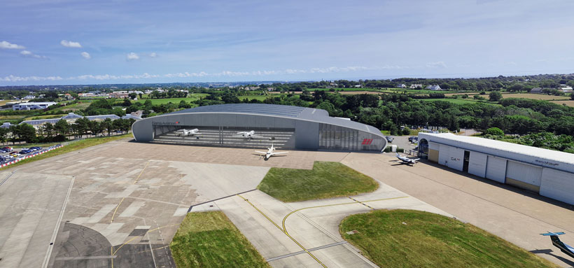 3DReid | Planning approval secured for Gama Aviation’s new FBO and Hangar at Jersey Airport