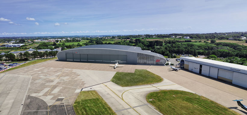 3DReid | Planning approval secured for Gama Aviation’s new FBO and Hangar at Jersey Airport